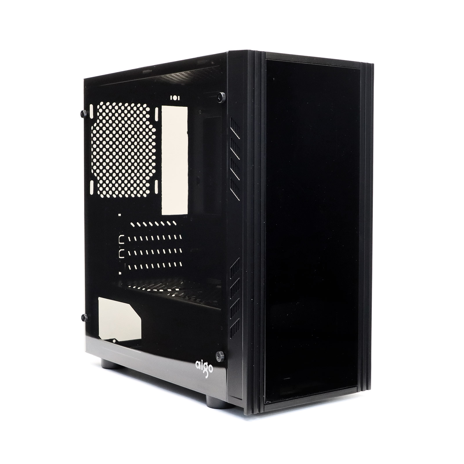 Корпус Aigo Black Technology MINI, mATX, Mini-Tower, USB 3.0, черный, Без БП