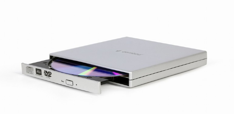 Внешний привод DVD/CD-RW Gembird DVD-USB-02-SV, USB 2.0