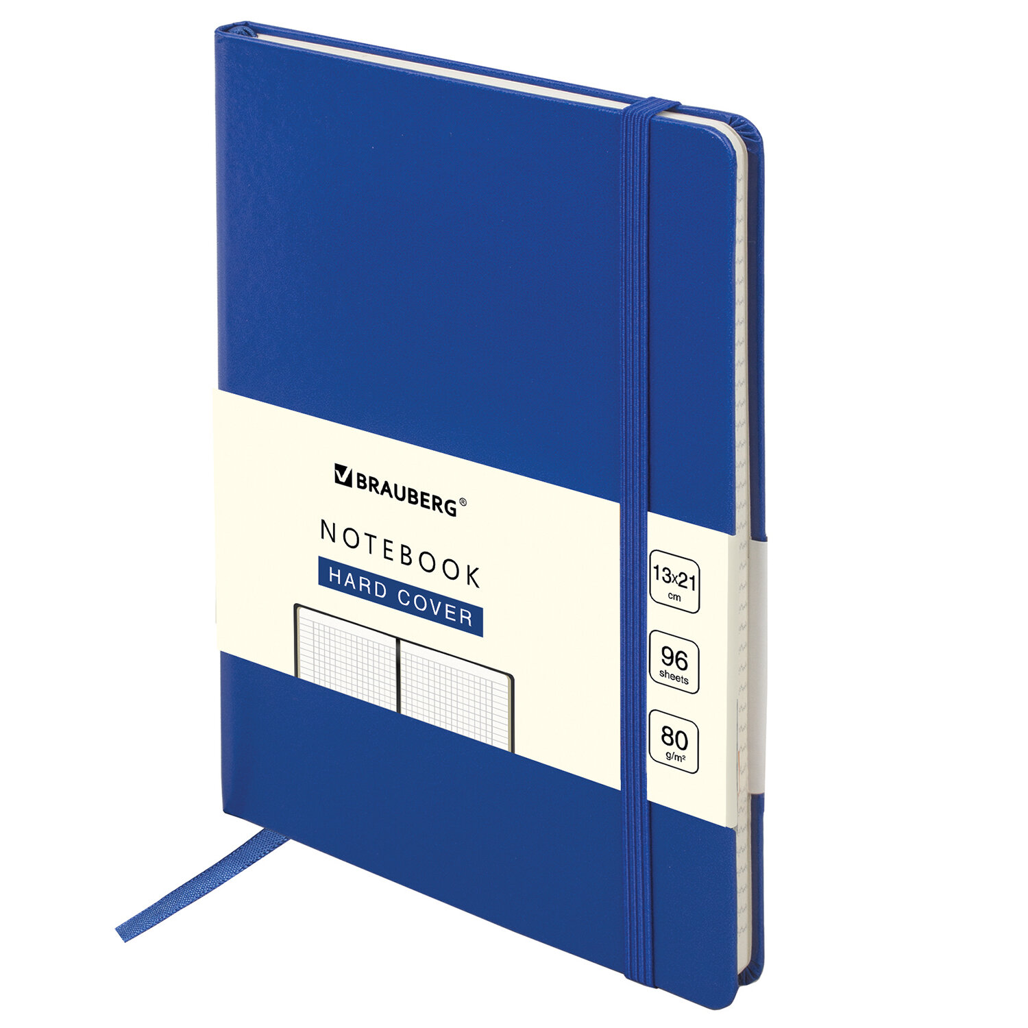 

Блокнот BRAUBERG Ultra, A5, клетка, 96 листов, темно-синий (113033)