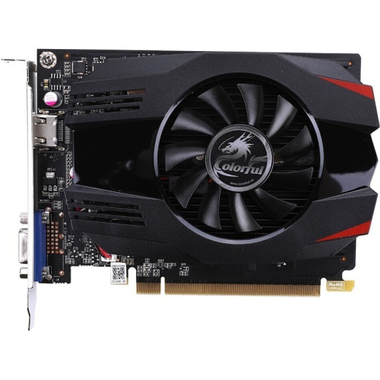 

Видеокарта Colorful NVIDIA GeForce GT 1030 GT1030 4G-V, 4Gb DDR4, 64 бит, PCI-E, VGA, DVI, HDMI, Retail (GT1030 4G-V), GT1030 4G-V