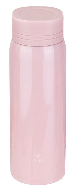 

Термос Deli 17654pink, 480 мл, корпус сталь/колба сталь, розовый (17654PINK), 17654pink