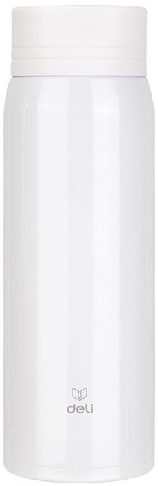 Термос Deli 17654white, 480мл, корпус сталь/колба сталь, белый (17654WHITE)