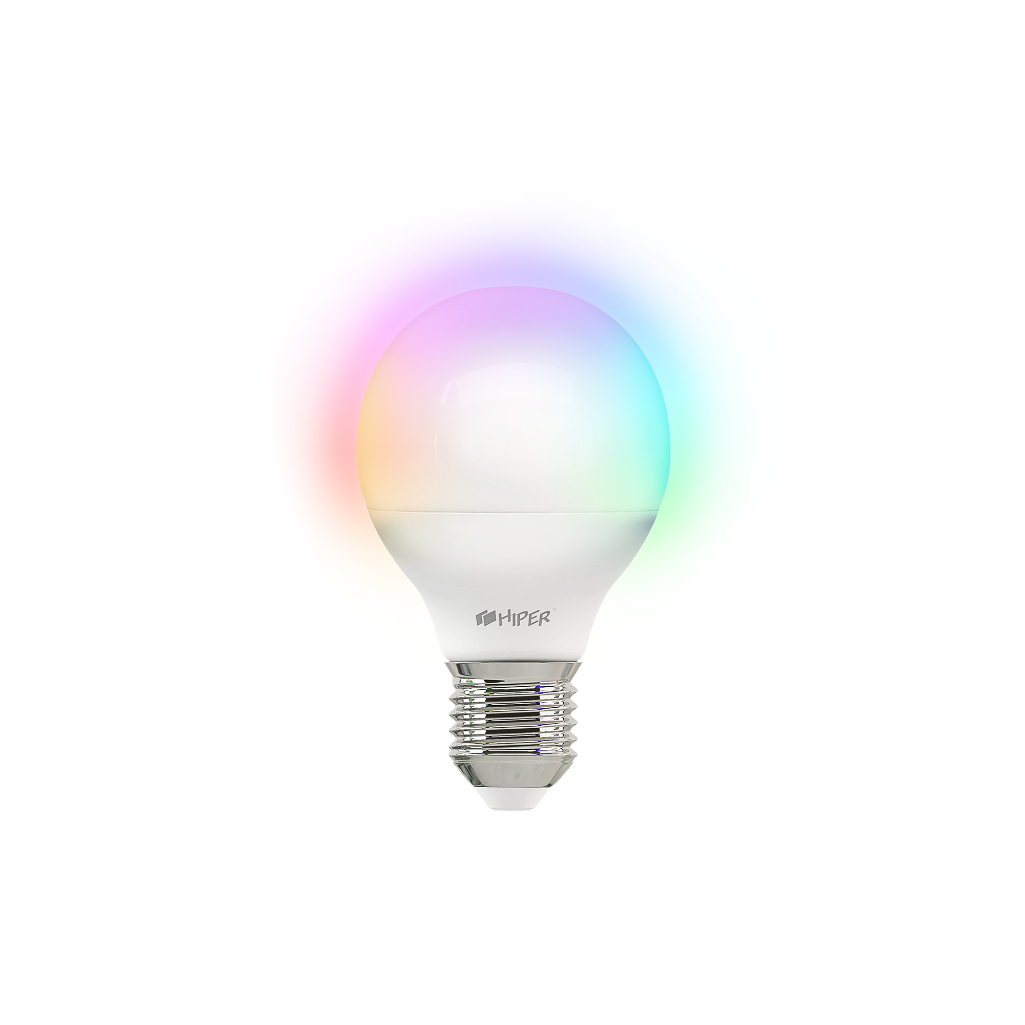 

Умная лампа HIPER IoT LED A1 RGB, 6Вт, 520лм, 2700-6500K, E27, WiFi, белый (IoT LED A1), IoT LED A1 RGB