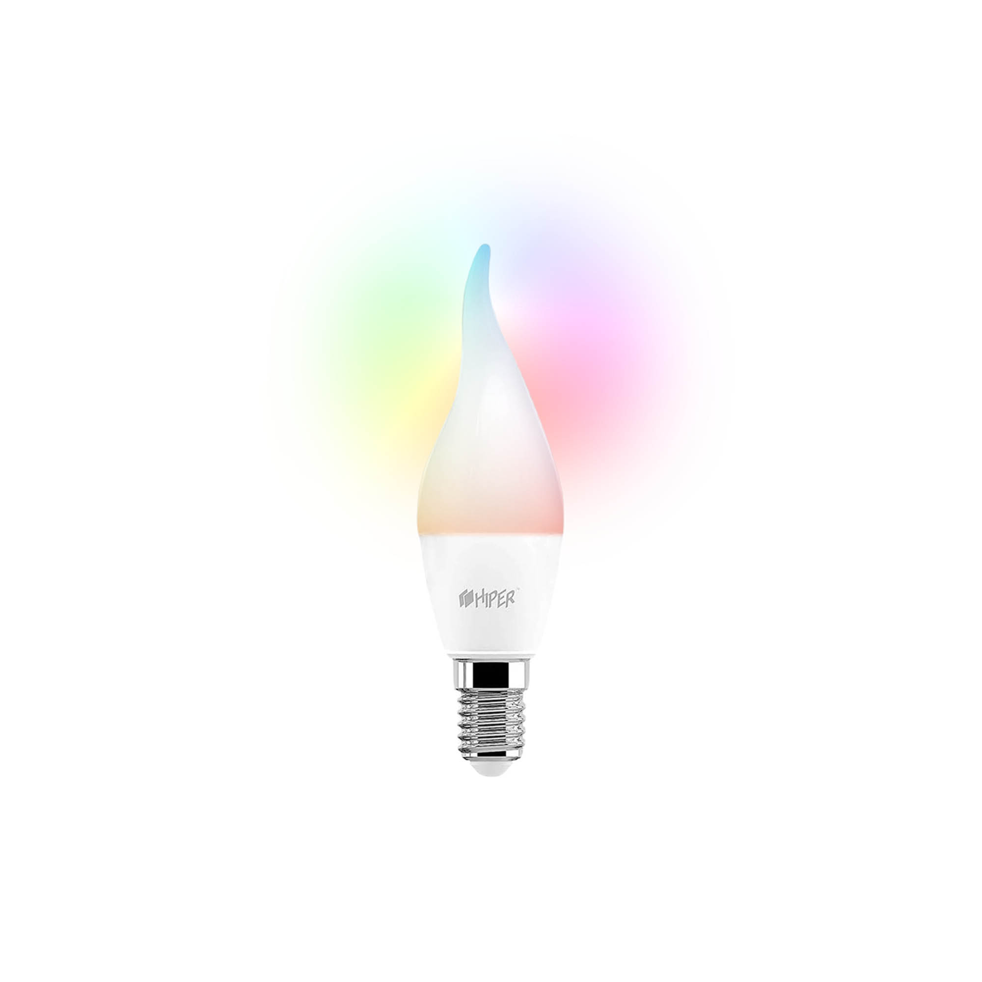 

Умная лампа HIPER IoT LED C2 RGB, 6Вт, 520лм, 2700-6500K, E14, WiFi, белый (IoT LED C2 RGB), IoT LED C2 RGB