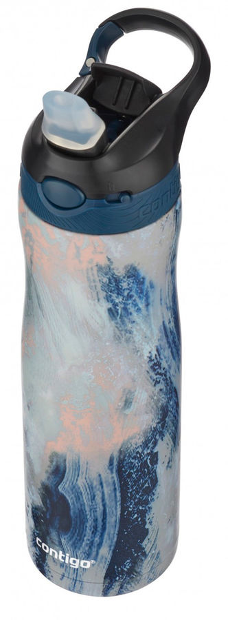 

Термобутылка Contigo Ashland Couture Chil, 590 мл, корпус сталь/колба сталь, синий/белый (2127881)