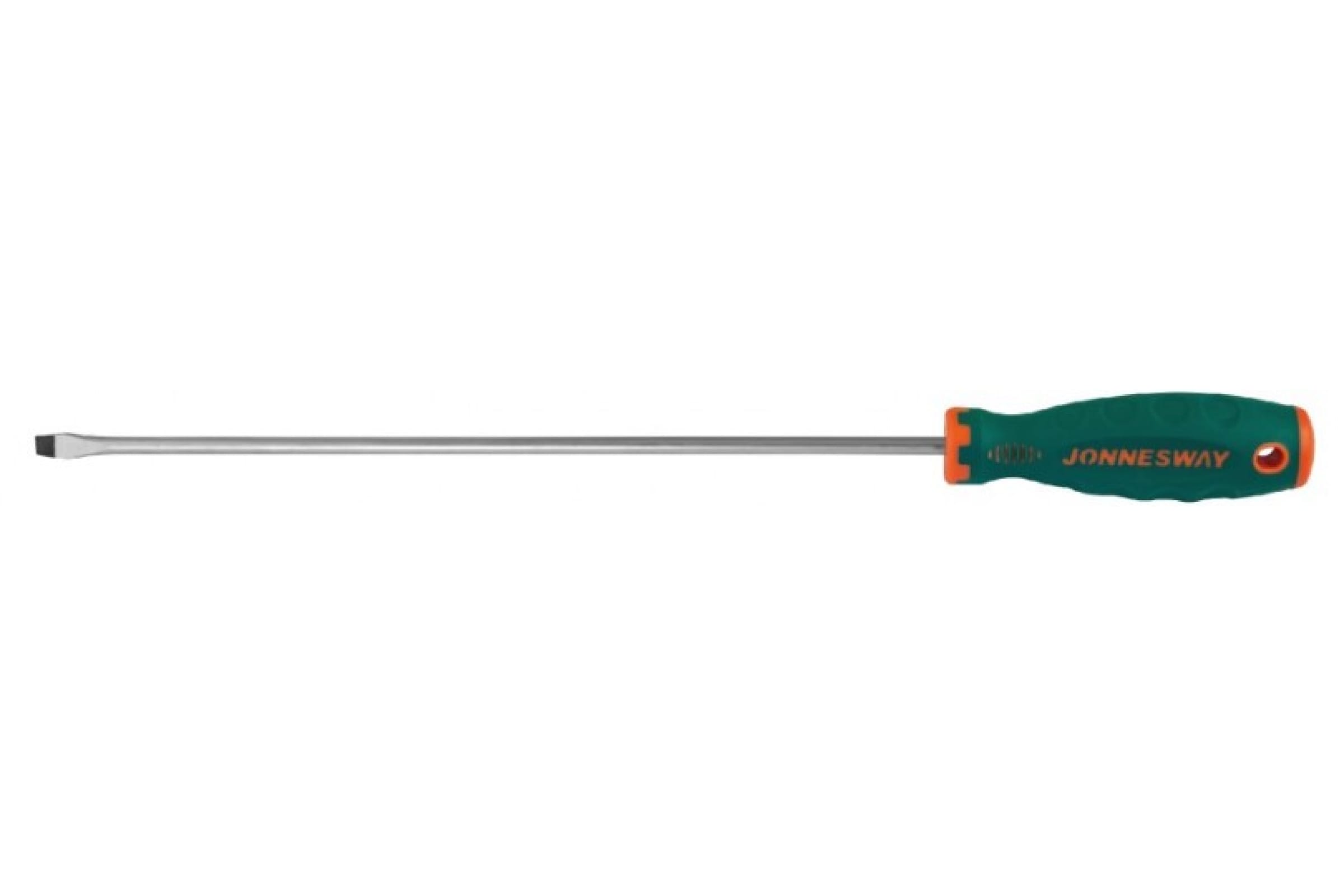 

Отвертка плоская SL4x100мм, CrMoV, магнитный наконечник, Jonnesway ANTI-SLIP GRIP (46119)