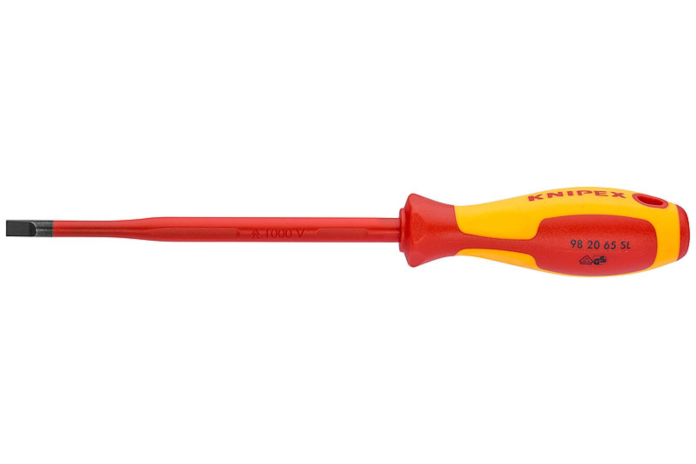 

Отвертка плоская SL4x100мм, -, диэлектрическая, Knipex (KN-982040)