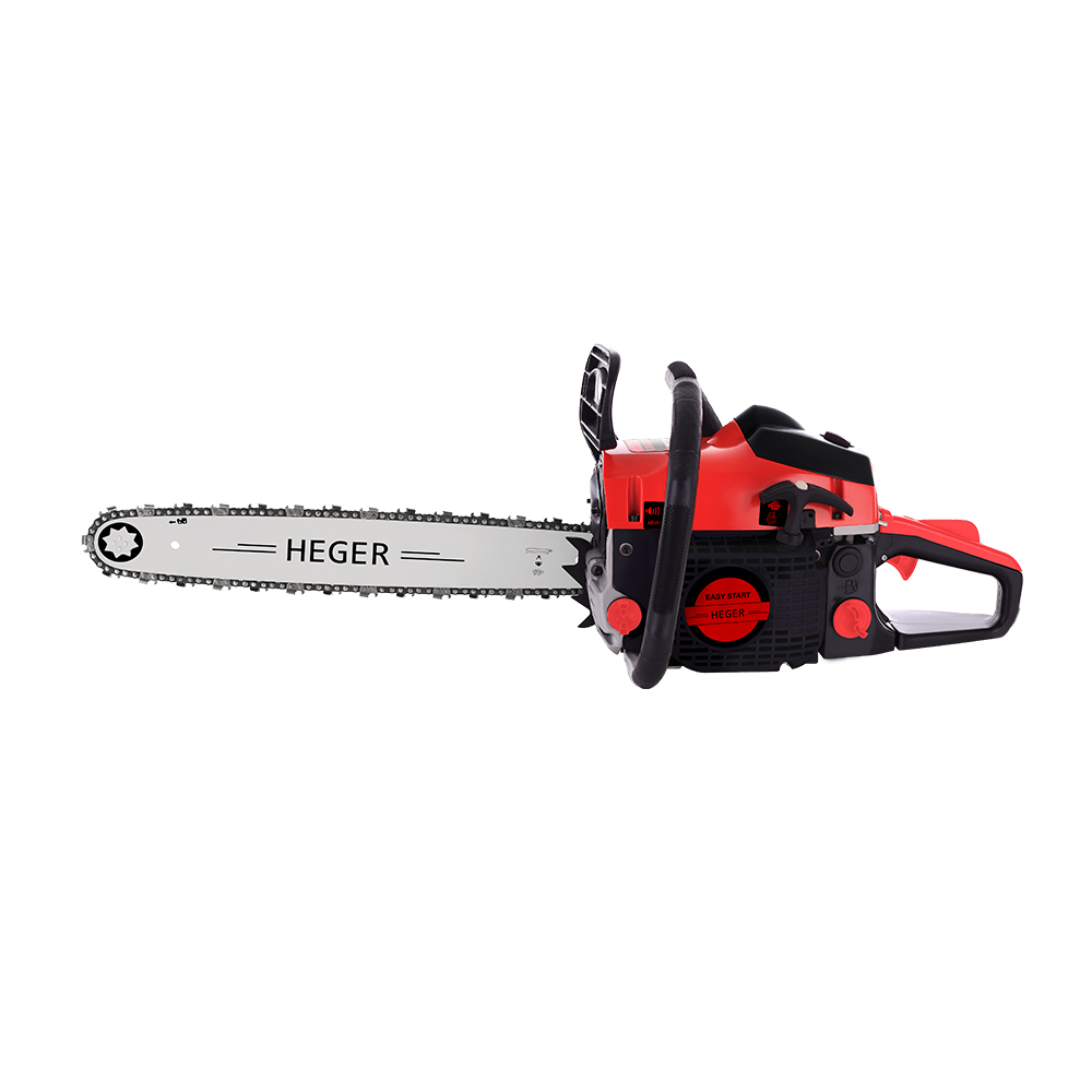 

Бензопила FoxWeld HEGER 345/16, 2Вт, 2.7 л.с., бензиновая, шина 40см, шаг 0.325 дюйма, емкость топливного бака 550мл (7232), HEGER 345/16