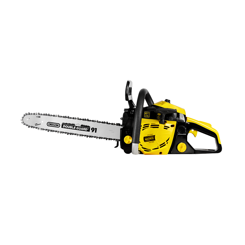 

Бензопила FoxWeld MACHETE 141 PRO, 1.8Вт, 2.4 л.с., бензиновая, шина 40см, шаг 3/8 дюйма, емкость топливного бака 410мл (7200), MACHETE 141 PRO