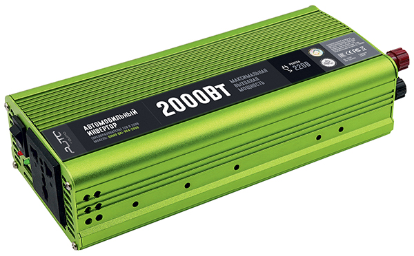 Преобразователь напряжения Qumo QAI-904-2000 (Inv 004) 2 кВт, 12В/220В