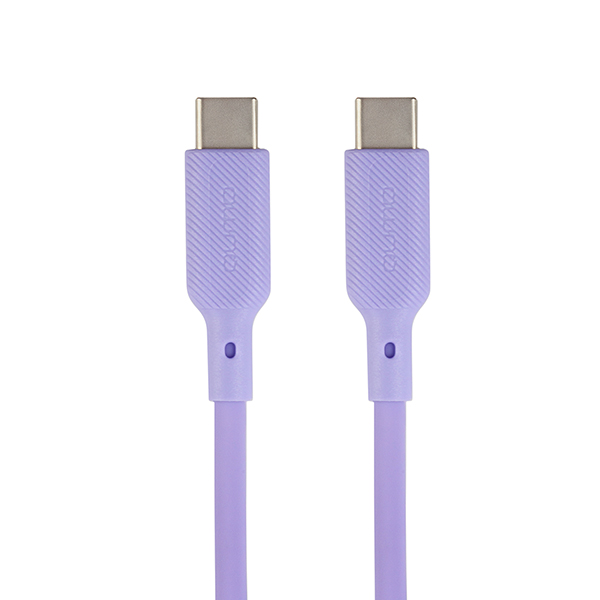

Кабель USB Type-C-USB Type-C, 3A, 1м, фиолетовый QUMO (32968)