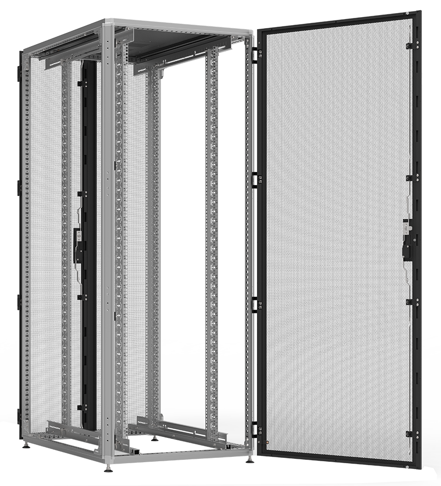 

Шкаф напольный 42U 600x1000, перфорация, черный, в сборе, ITK ZPAS (ZP05-42U-0610-PP), 0