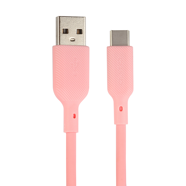 

Кабель USB 2.0 USB-A -USB Type-C, 3A, 1м, розовый QUMO (32959)