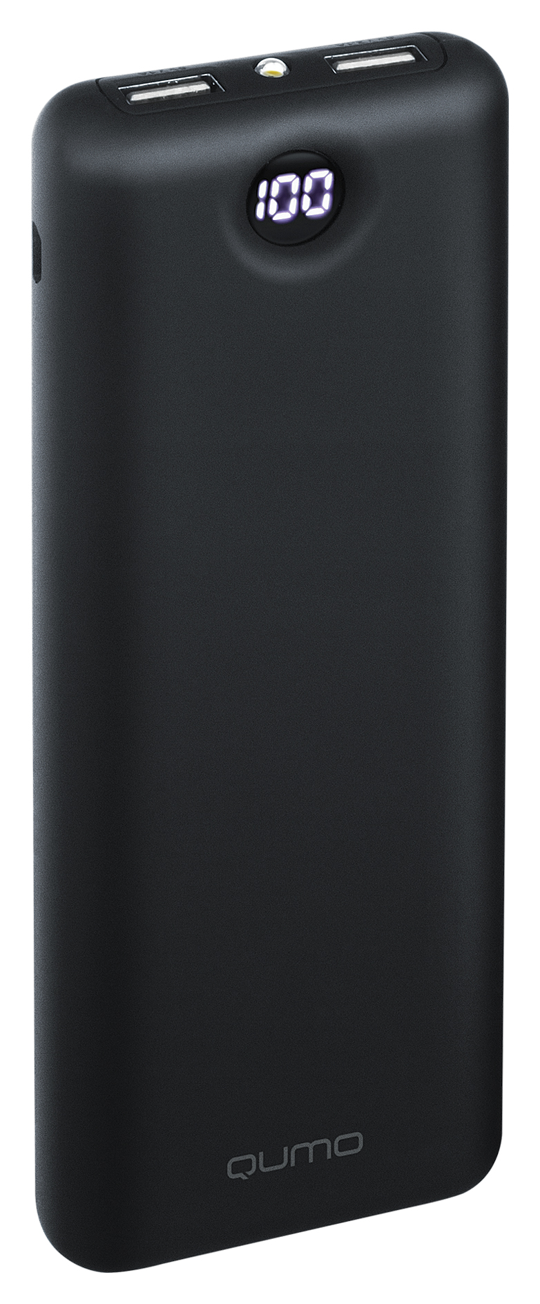

Портативный аккумулятор (Powerbank) Qumo PowerAid 15600 V2, 15600mAh, 2xUSB, 2.1A, черный (24409), PowerAid 15600 V2
