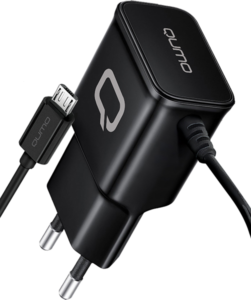 

Сетевое зарядное устройство Qumo Energy (Charger 0024) 5W, microUSB, 2.1A, черный (30548), встроенный micro USB, Energy (Charger 0024)
