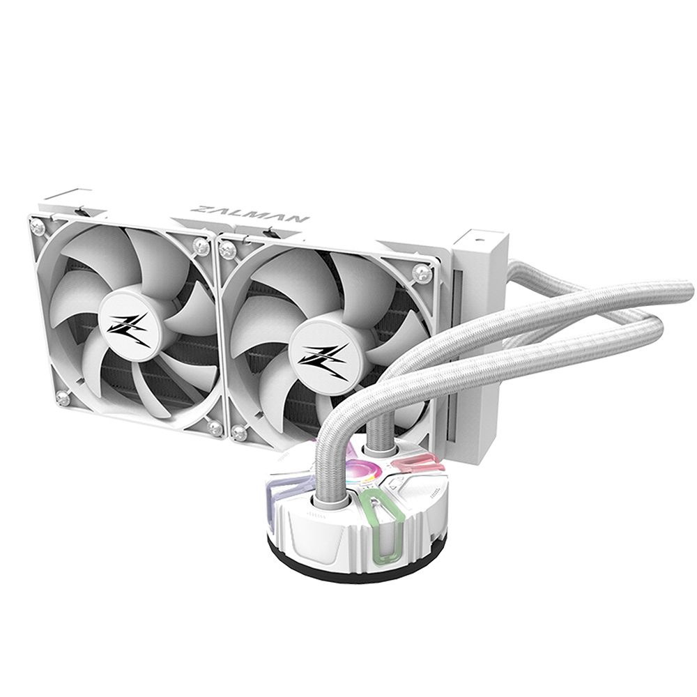 

Жидкостное охлаждение Zalman Reserator5 Z24 для Socket 115x/2066/2011/2011-3/1200/1700/AM4/AM3/AM3+/FM1/FM2/FM2+, 2x120мм, ARGB (Reserator5 Z24 White), Reserator5 Z24