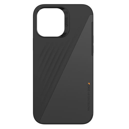 Чехол-накладка Gear4 Brooklyn Snap для смартфона Apple iPhone 13 Pro Max, искусственная кожа, черный (702008229)