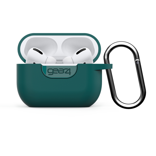 

Чехол Gear4 Apollo Case, силиконовый для Apple AirPods Pro, бирюзовый (702004968), -