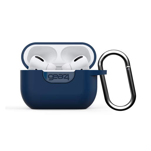 

Чехол Gear4 Apollo Case, силиконовый для Apple AirPods Pro, синий (702004965), -