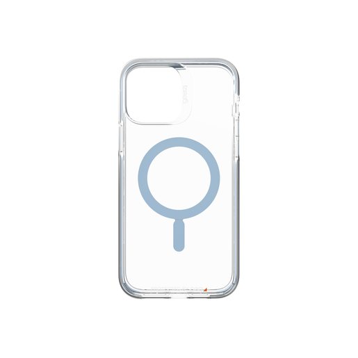 Чехол-накладка Gear4 Santa Cruz Snap для смартфона Apple iPhone 13 Pro Max, пластик, прозрачный/синий (702008210)