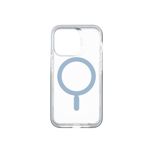 Чехол-накладка Gear4 Santa Cruz Snap для смартфона Apple iPhone 13 Pro, пластик, прозрачный/синий (702008208)