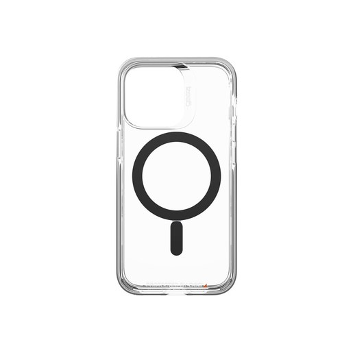 Чехол-накладка Gear4 Santa Cruz Snap для смартфона Apple iPhone 13 Pro, пластик, прозрачный/черный (702008207)