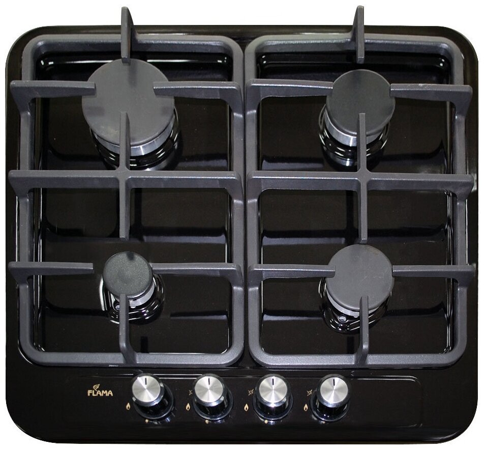 

Газовая варочная панель Flama BG 5422 B, 4 конфорки, черный (BG 5422 B), Черная, BG 5422 B