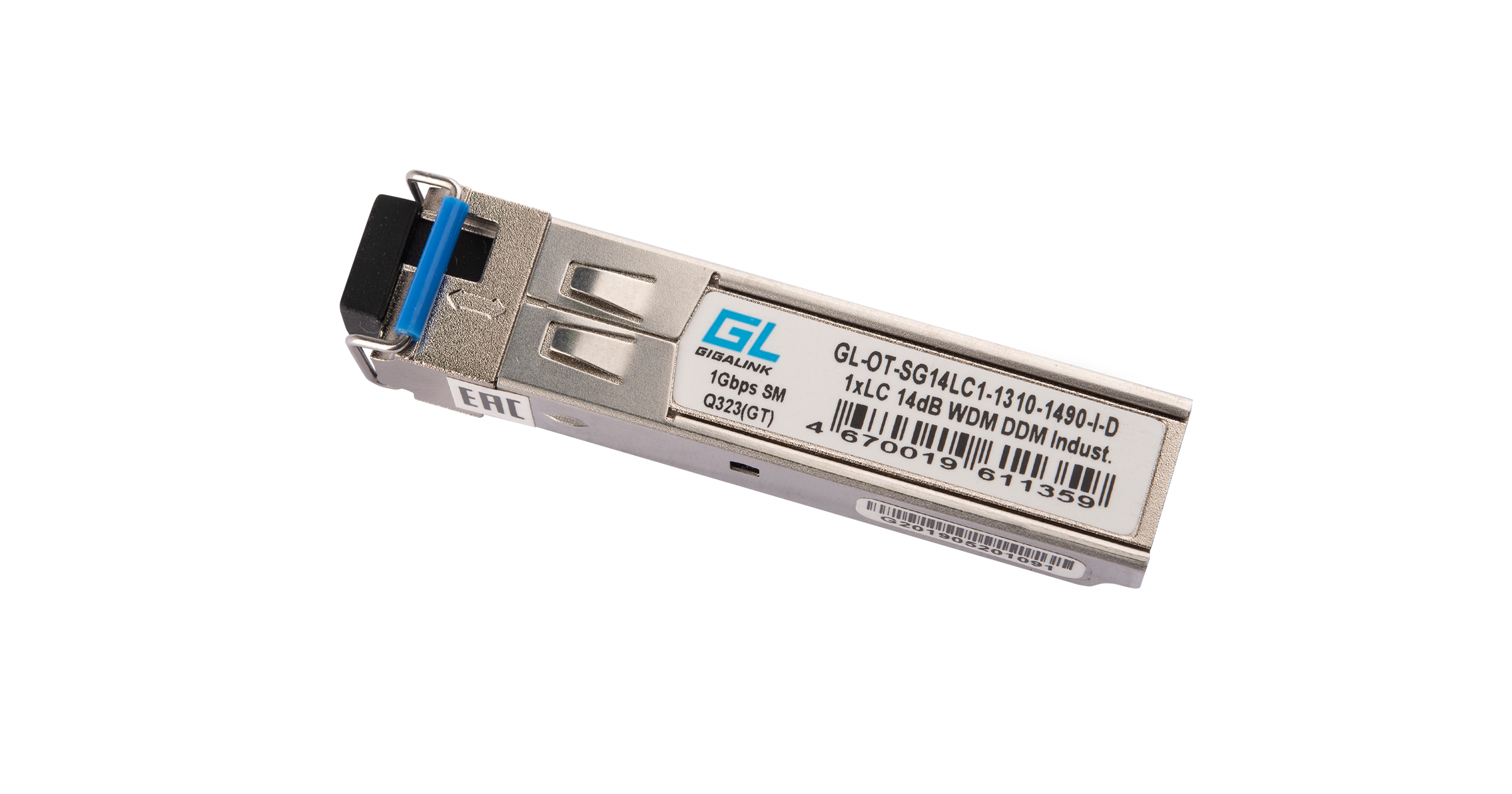 

Модуль SFP Nikomax (Gigalink), 20 км, LC, Tx:1310 нм, Rx:1490 нм, 1 Гбит/с, SM, одинарный, WDM, DDM (GL-OT-SG14LC1-1310-1490-I-D)