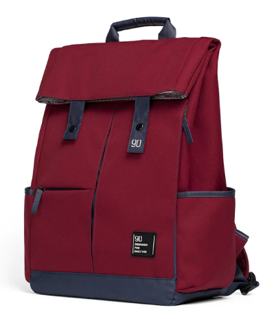 

15.6" Рюкзак Xiaomi Ninetygo Colleage Leisure Backpack, красный (6972125143303), Colleage Leisure Backpack