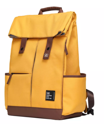 

15.6" Рюкзак Xiaomi Ninetygo Colleage Leisure Backpack, желтый (6972125143341), Colleage Leisure Backpack