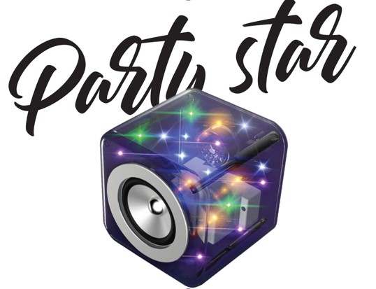 

Акустика портативная SmartBuy PARTY STAR, 3Вт, AUX, Bluetooth, подсветка, черный (SBS-500), PARTY STAR