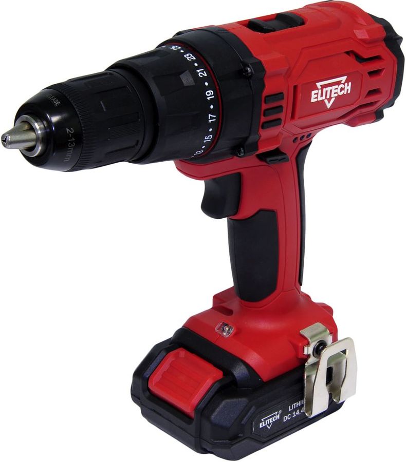 

Дрель-шуруповерт EINHELL ДА 14СЛ2, аккумуляторный, 38 Н·м, 1250 об/мин, 14.4V, 2 А·ч, Li-Ion, два акб, быстрозажимной патрон, кейс, 1.6кг (191614), ДА 14СЛ2