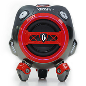 

Акустика портативная Gravastar Venus Flare Red, 10Вт, AUX, Bluetooth, подсветка, красный, Venus Flare Red