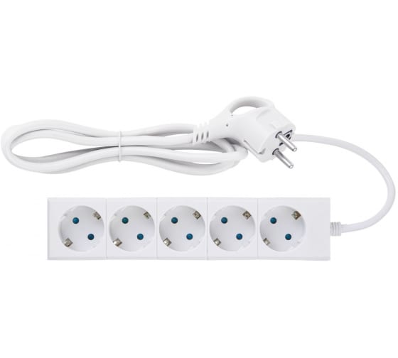 

Удлинитель Duwi Supraline, 5-розеток, 3м, белый (32060 9), Supraline