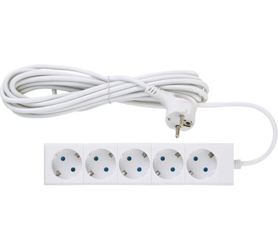

Удлинитель Duwi Supraline, 5-розеток, 5м, белый (32061 6), Supraline