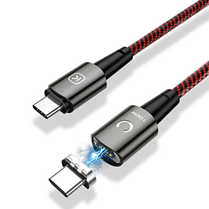 

Кабель USB 2.0 Type-C(m)-USB 2.0 Type-C(m) быстрая зарядка, 2м, черный/красный KUULAA (KL-X30-200), 0