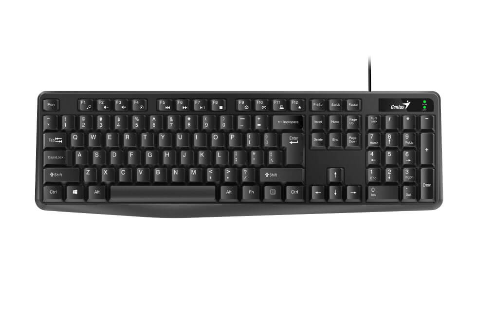 Клавиатура Genius KB-117, USB, черный