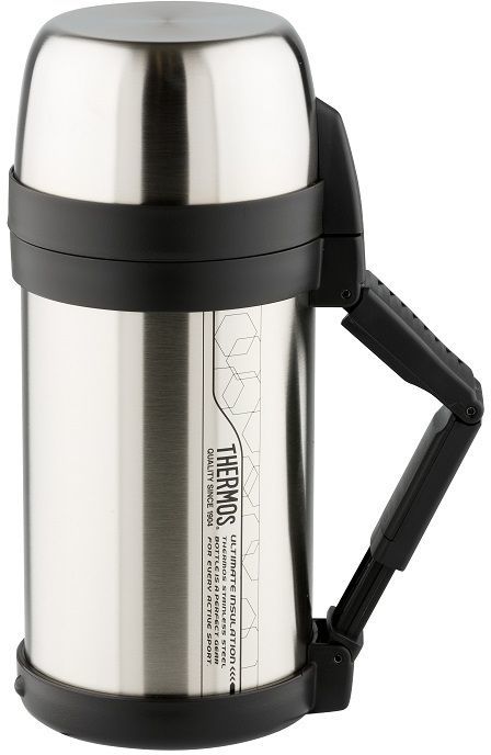 

Термос THERMOS FDH Stainless Steel Vacuum Flask, 1.65 л, корпус сталь/колба сталь, стальной/черный (923646), Stainless Steel Vacuum Flask
