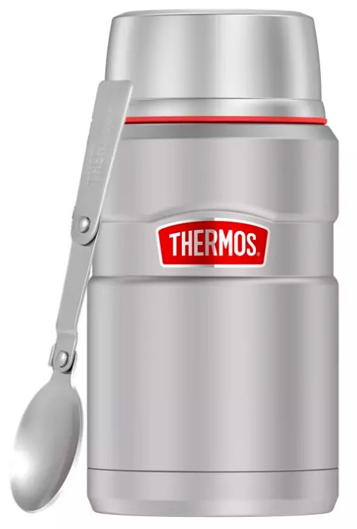 

Термос THERMOS SK3020 RCMS, 710 мл, корпус сталь/колба сталь, крышка, серый/красный (375971), SK3020 RCMS