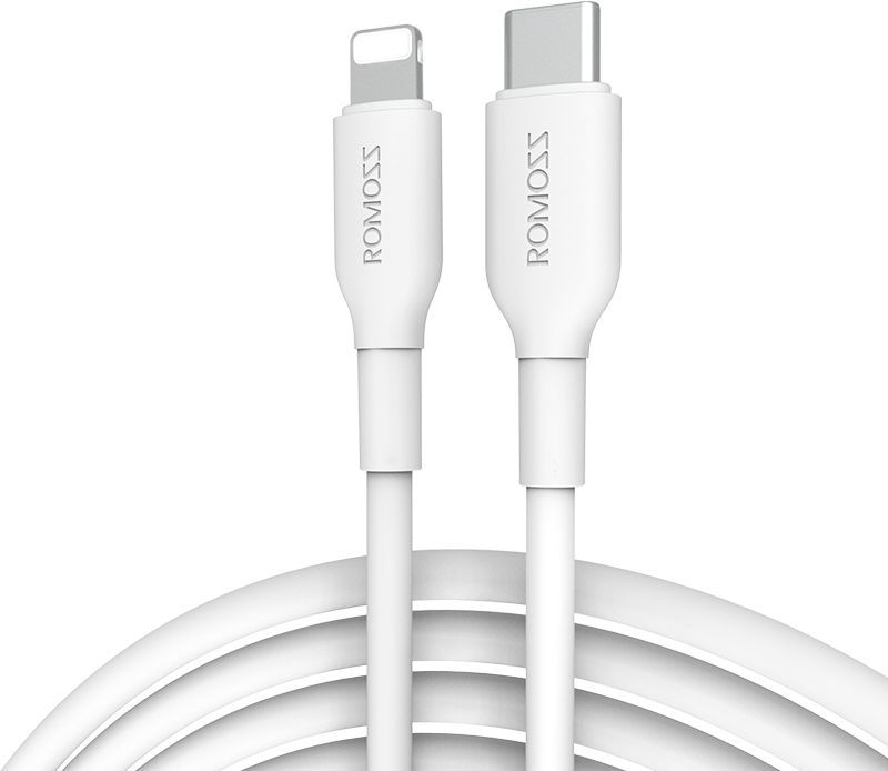 

Lightning 8-pin-USB Type-C, 3A, 1м, белый ROMOSS CB171 (DYDC01054/CB171-63-123), CB171