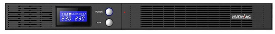 

ИБП Импульс СЛИМ 1000, 1000 В·А, 600 Вт, IEC, розеток - 4, черный (SL10201), СЛИМ 1000