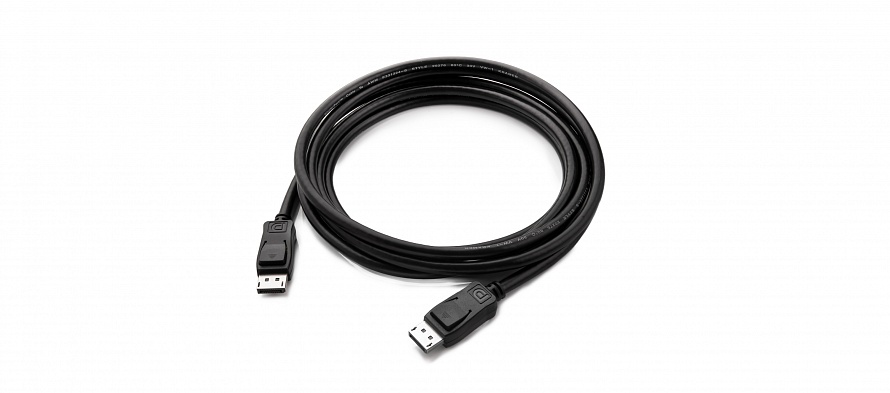 

Кабель DisplayPort(20M)-DisplayPort(20M) v1.2 4K, 8K, экранированный, 90см, черный Kramer C-DPU-3, C-DPU-3