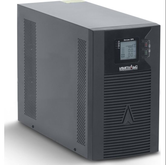 ИБП Импульс СПРИНТЕР 2000, 2000VA, 1800W, EURO, розеток - 4, USB, черный (SR20205)