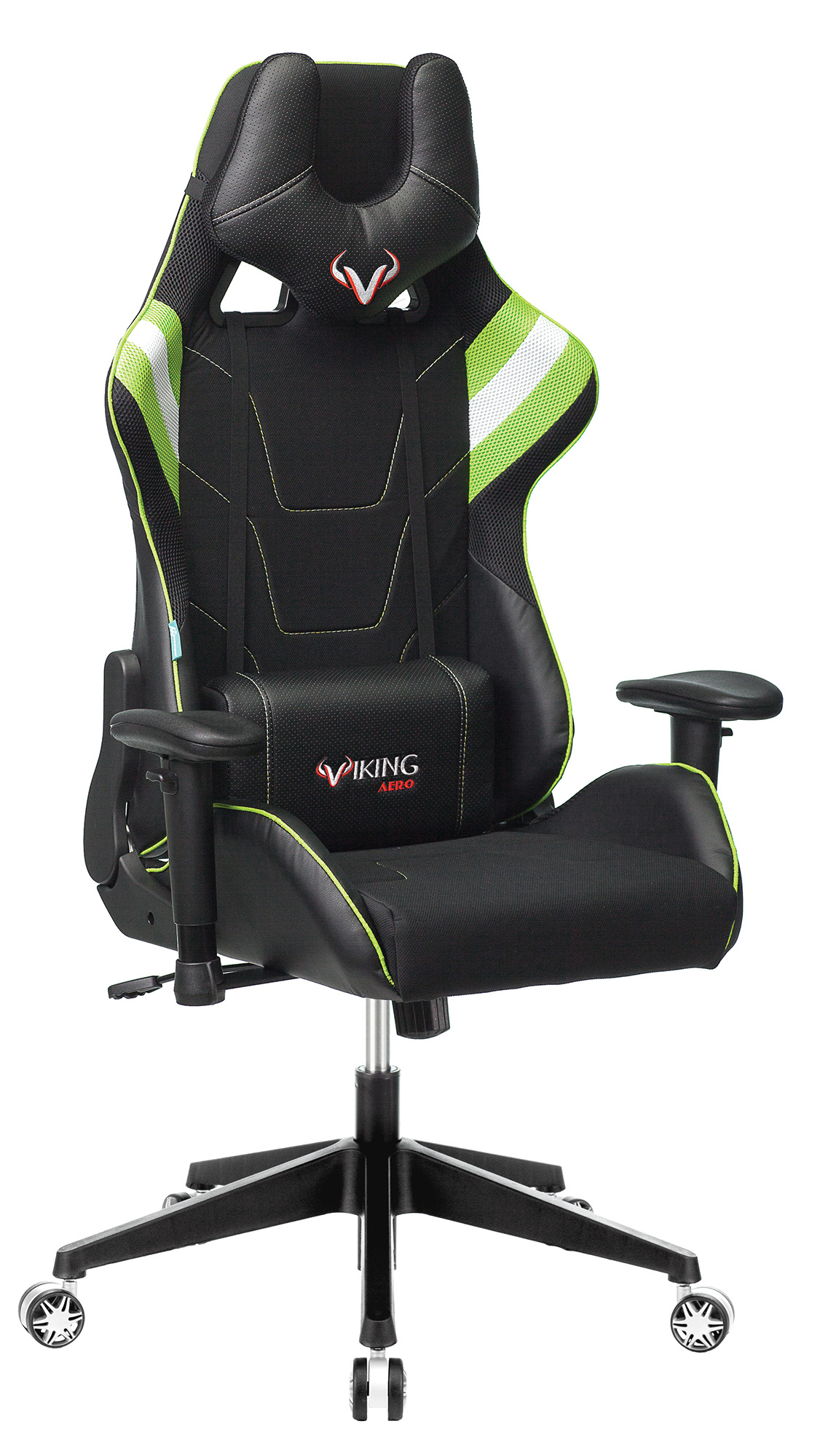 

Кресло игровое Бюрократ ZOMBIE VIKING 4 AERO, черный/салатовый (VIKING 4 AERO SD), VIKING 4 AERO