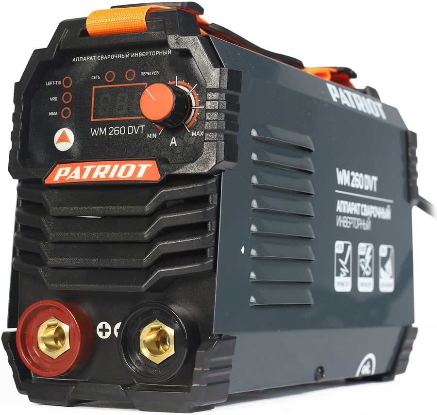 Сварочный аппарат Patriot WM260DVT, MMA (20А-260А)