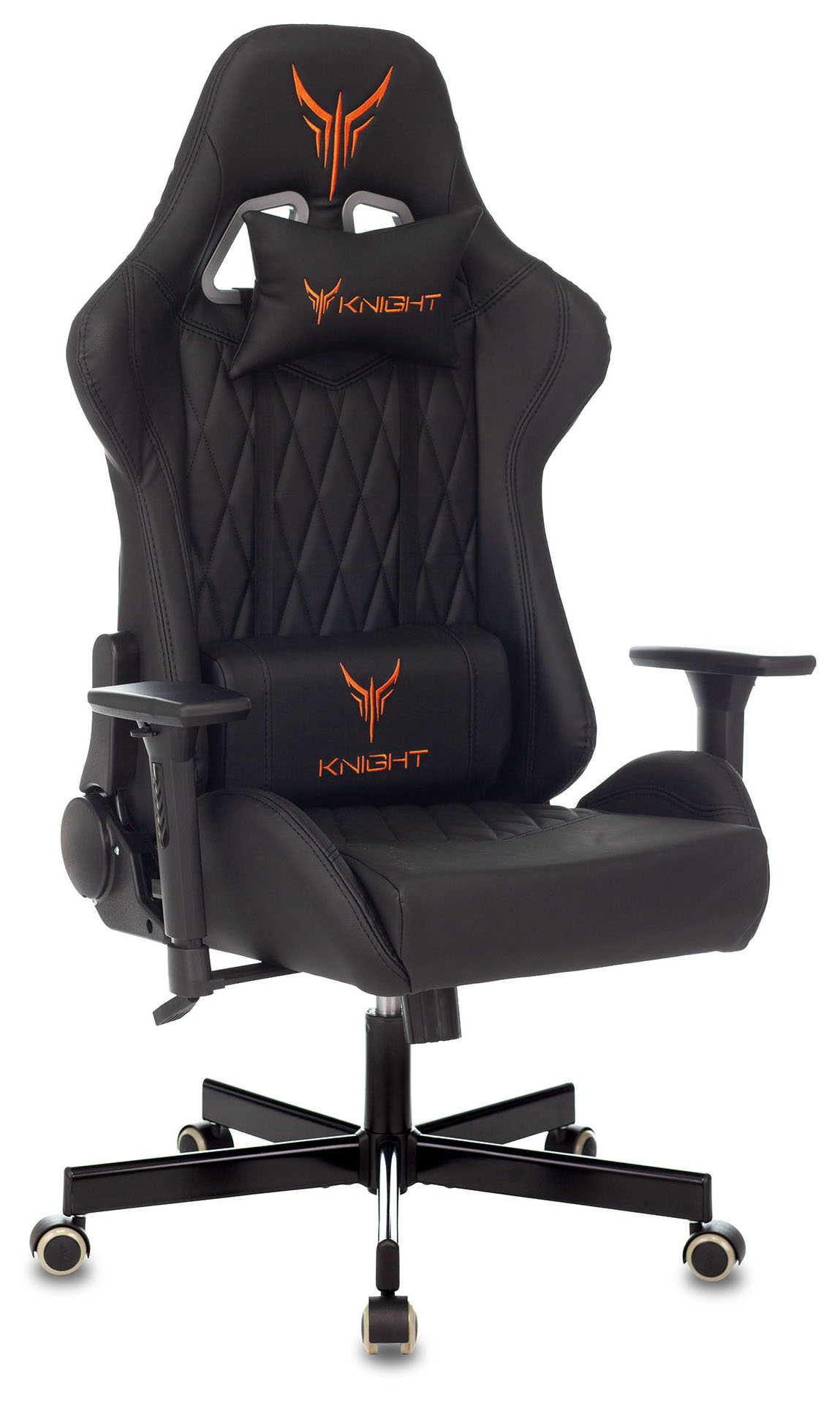 Кресло игровое Бюрократ Knight Armor, черный