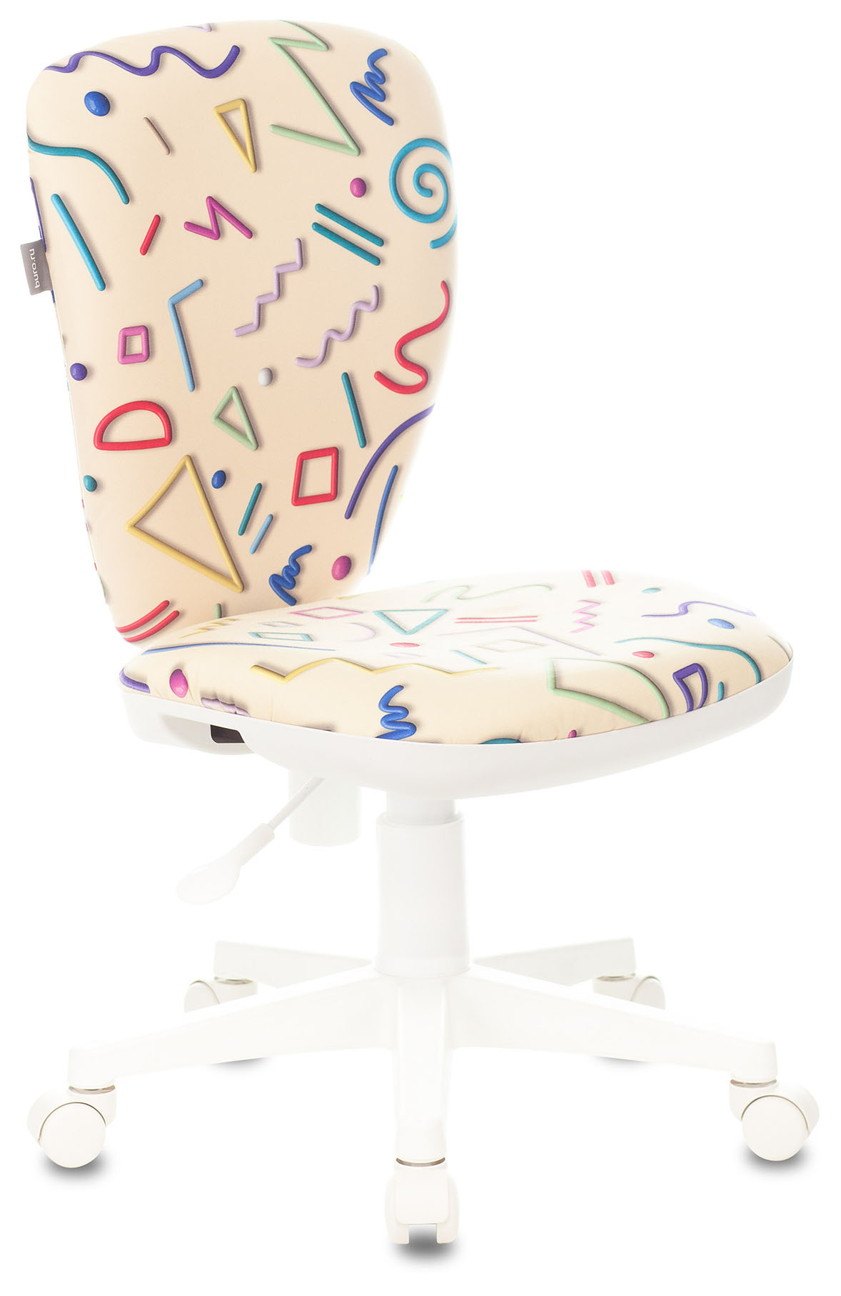 

Кресло детское Бюрократ KD-W10 песочный/абстракция (KD-W10/STICK-BEIGE), KD-W10