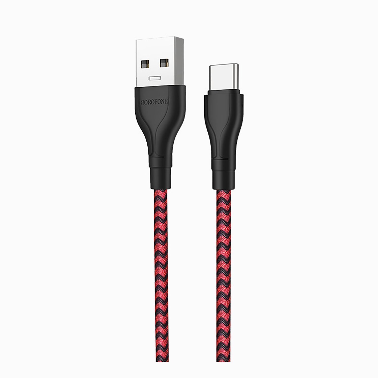 Кабель USB-USB Type-C, 1 м, черный/красный Borofone Beneficial BX39, 1001983 купить в Новокузнецке в интернет-магазине e2e4 Кабель USB-USB Type-C, 1 м, черный/красный Borofone Beneficial BX39, 1001983 купить в Новокузнецке в интернет-магазине e2e4