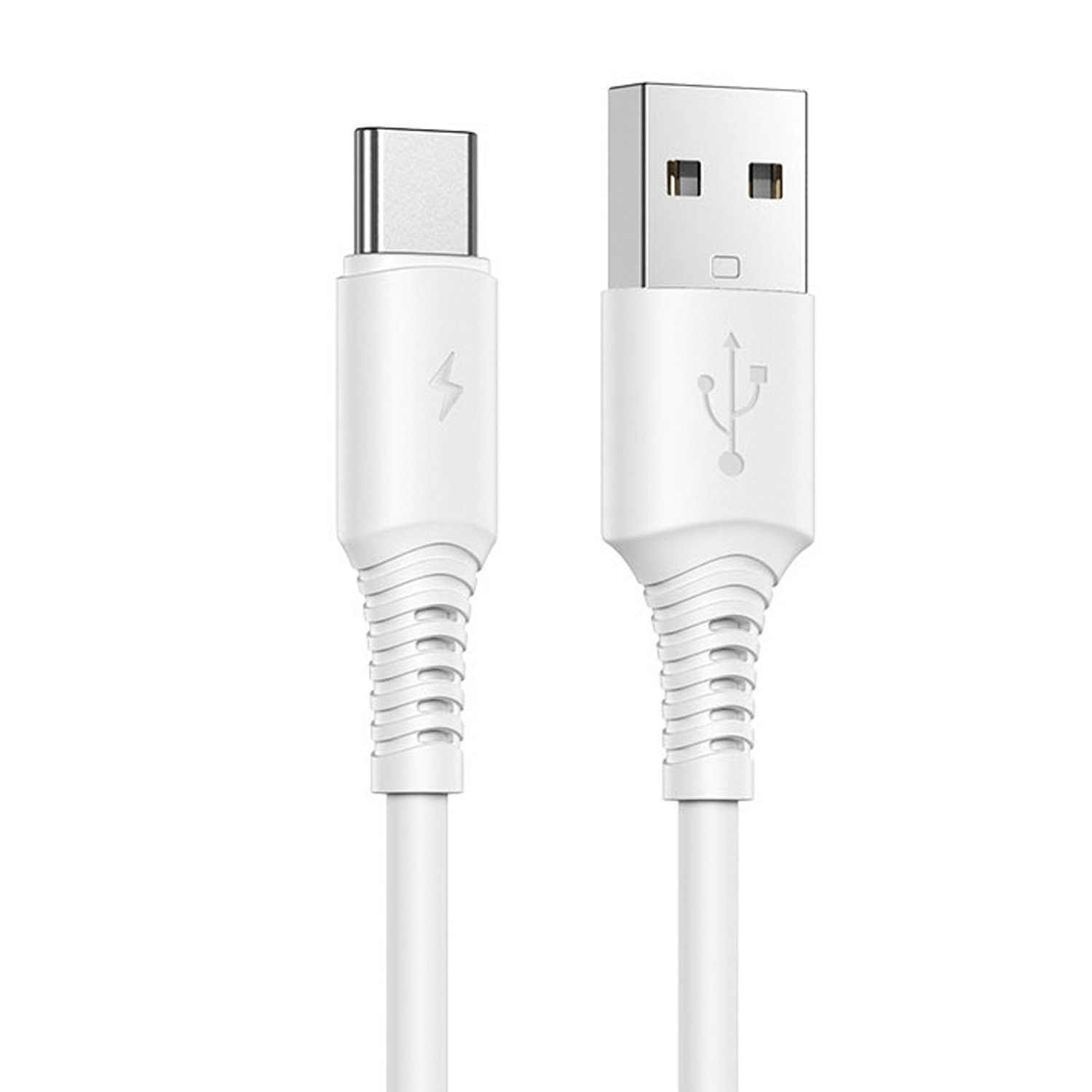 

Кабель USB-USB Type-C, 3A быстрая зарядка, 1м, белый Borofone Coolway BX47 (133799), BX47