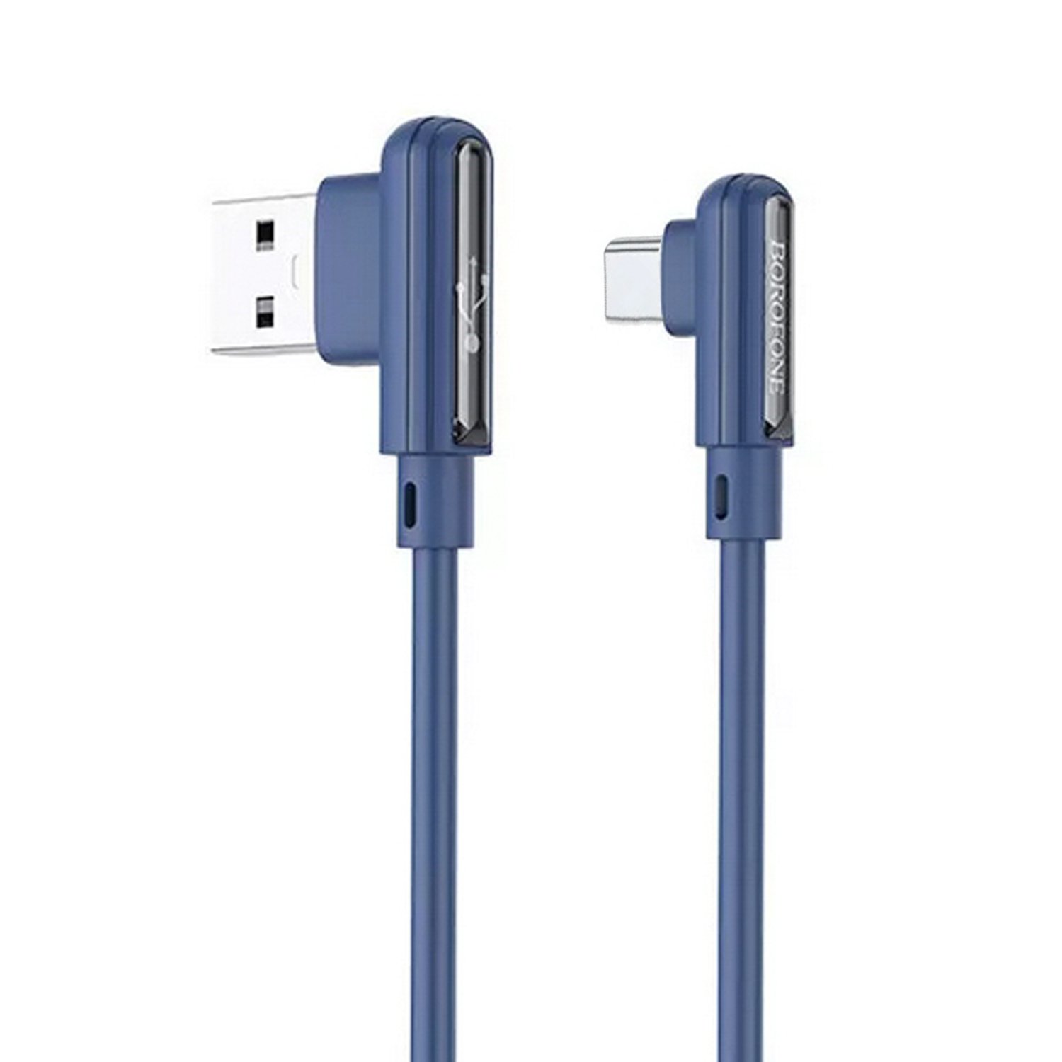 

Кабель USB 2.0(Am)-USB 2.0 Type-C(m), 3A быстрая зарядка, 1м, синий Borofone (133835)